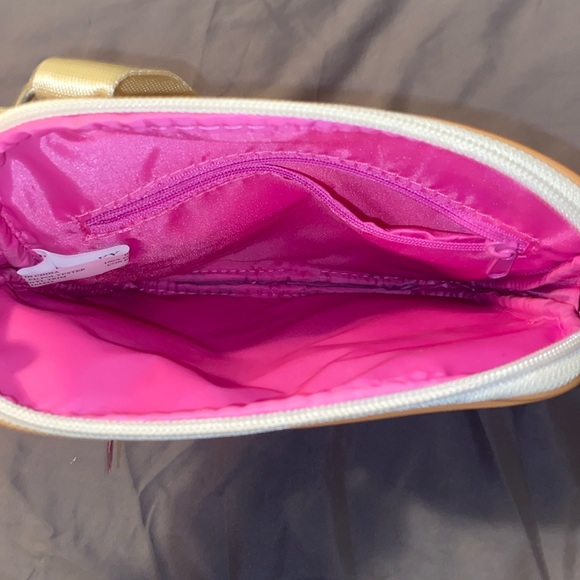 Lily Bloom cat and yarn with floral crossbody purse - Picture 3 of 5